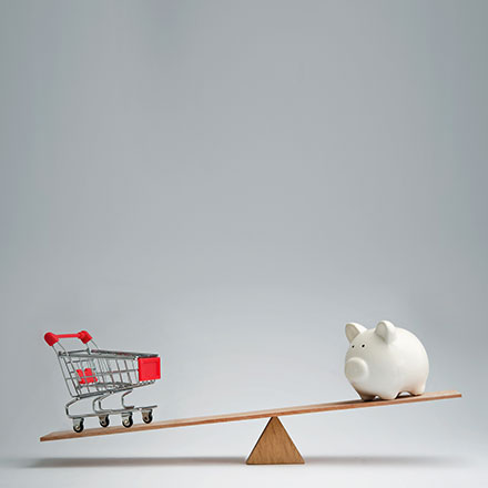 Finding a balance between spending and saving